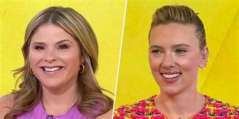 Jenna Bush Hager and Scarlett Johansson Bond Over Being。